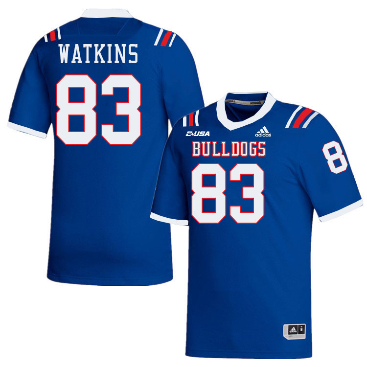 Luke Watkins Louisiana Tech Jersey,LA Tech Bulldogs Football Jerseys,Uniforms,Gears-Blue